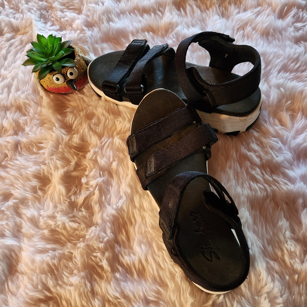 Skechers Black Sandals